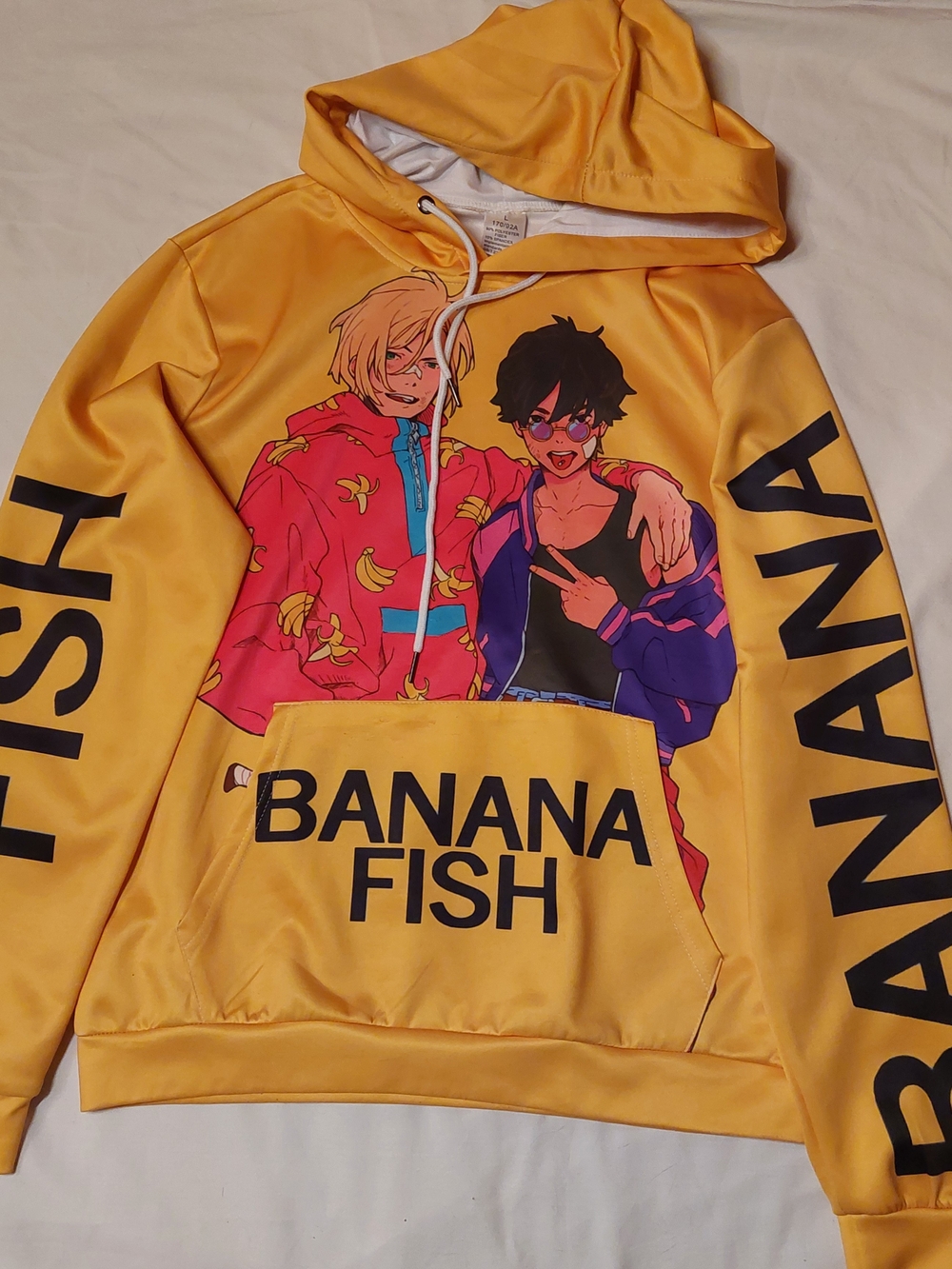 BANANA FISH Graphic Yellow Hoodie